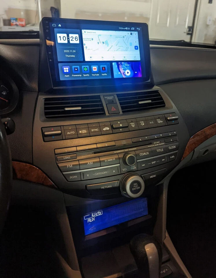 FOR HONDA ACCORD 2008-2012 ANDROID AUTO APPLE CARPLAY CAR STEREO GPS NAVI RADIO Foto 3 de 4