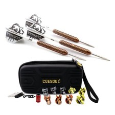CUESOUL BIG BEAST 90 Tungsten Steel Tip Dart Set 26g-Rose Gold Dart Barrel