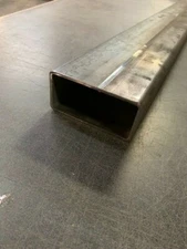 Steel Square Tube 2" x 4" x 48" Long x .1/8" Wall (0.125")