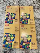 4 X 6 Photo Plus Gloss Paper. 60 Sheets Per Box 4 Unopened Boxes