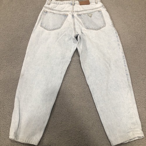 VTG Guess Pascal Jeans Men’s 30*x28 Light Blue High Waist 10075 - Picture 7 of 16