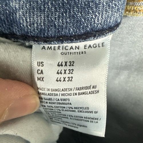 American Eagle Jeans Plus Size Women 44x32 Air flex + Slim Fit Blue Denim - Picture 6 of 11