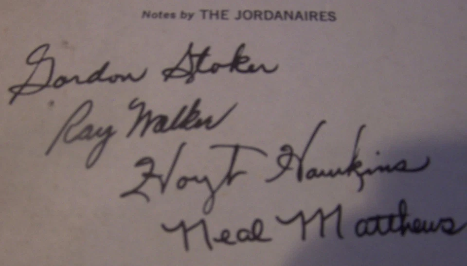 The Jordanaires "The Big Country Hits" MONO LP I WALK THE LINE ELVIS PRESLEY - Image 4 of 4