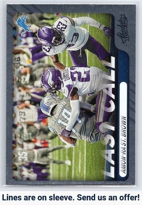 2022 Panini Absolute #LC-1 Amon-Ra St. Brown Last Call