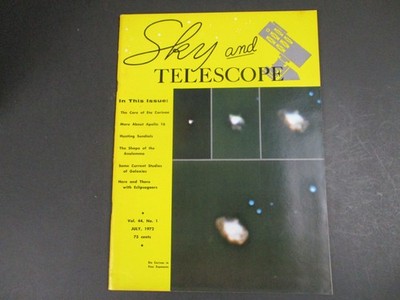 Sky & Telescope Magazine July 1972 Vol.44 No.1 Eta Carinae Exposures No label
