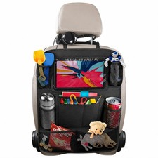 Car Backseat Organizer, 9 Storage Pockets Car Seat Organizer for Kids, Kick M...