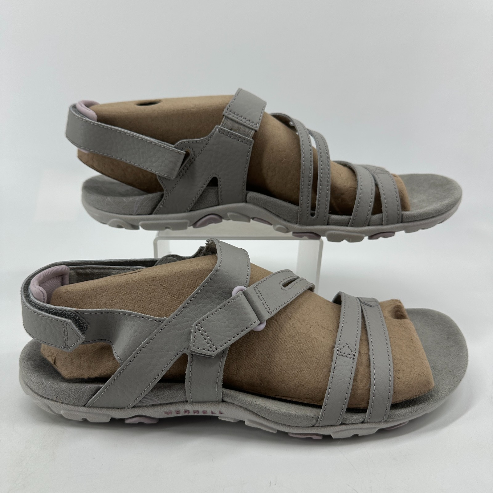 Merrell Paloma J004490 sandali con cinturino grigio donna 10 sabbia rosa convertibili