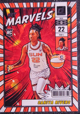 2025 PANNINI DONRUS WNBA #5 SANIYA RIVERS CONNECTICUT SUN NET MARVELS CARD (RC)