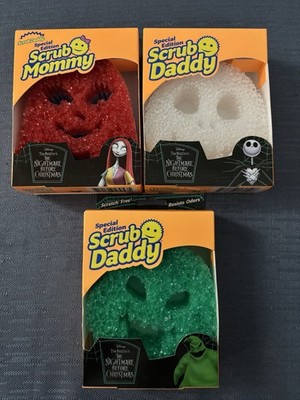 Scrub Daddy Special Edition Halloween Nightmare Before Christmas Lot Of 3 NEW