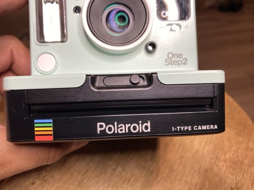 Polaroid OneStep 2 Instant I-Type Film Camera Rare Color Mint Green Tested Works - Picture 5 of 17