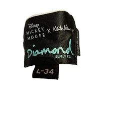 NWT Diamond Supply Co. Disney Mickey Mouse Keith Haring Men's Pants L-34