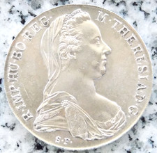 1 Taler Maria Theresia 1780 S.F. Silberm&uuml;nze Republik &Ouml;sterreich Silber 833 TOP