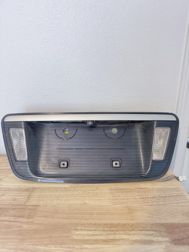 2007-2008 Acura TL Rear License Plate Light Panel Garnish w/ Backup Camera OEM