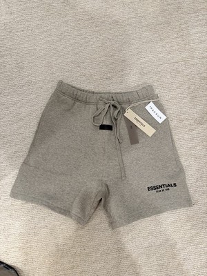 Fear Of God Essentials Shorts Dark Oatmeal BNWT   Streetwear Summer Must Have