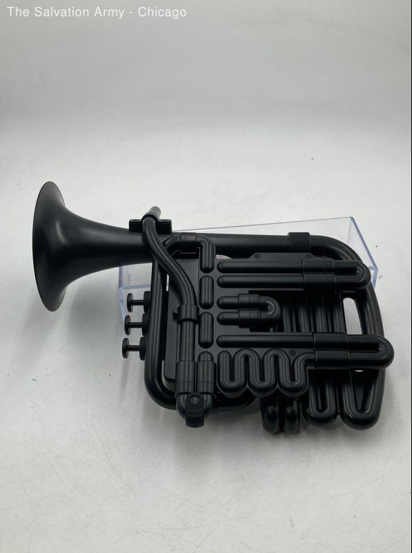 Nuvo Black Compact Lightweight Musical Instrument Mouthpiece Jhorn In Case
