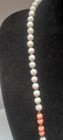 VINTAGE 1970's ANGEL SKIN CORAL BEAD NECKLACE 32" Long, 6.9-7.5mm Beads, 61.07gr — photo 8
