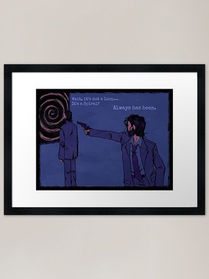 Loop | Spiral (Film) Framed Art Pri Framed Wall Art Poster Canvas Print Picture