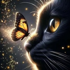 GEMOUJ Animal Cat Diamond Art Kits for 13.77 x x 0.19 inches, GM8807