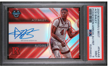 2024-25 Bowman U Best Ace Bailey Possession Arrow Refractor Auto PSA 9