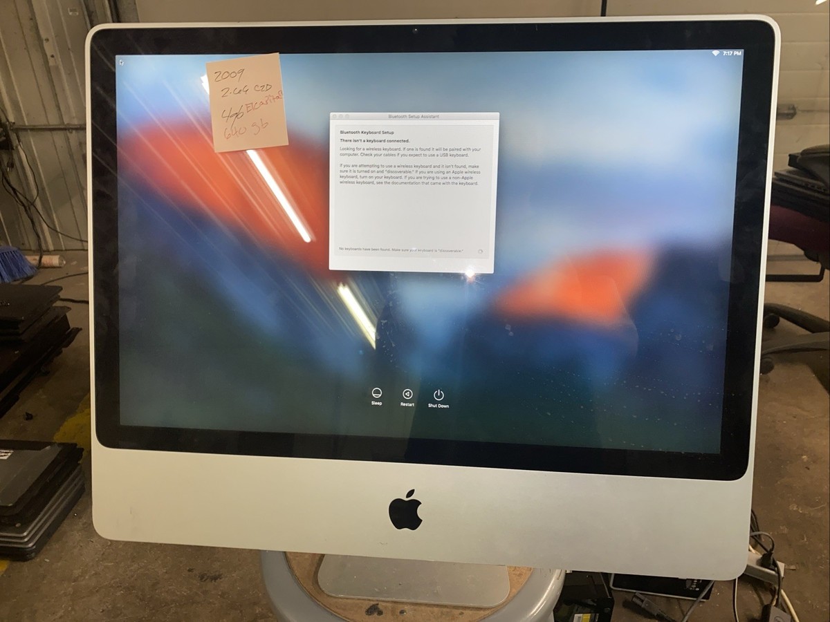 Apple iMac 24” 2009 2.66GhZ C2D, 4GB Ram, 640GB HDD, OS El Capitan