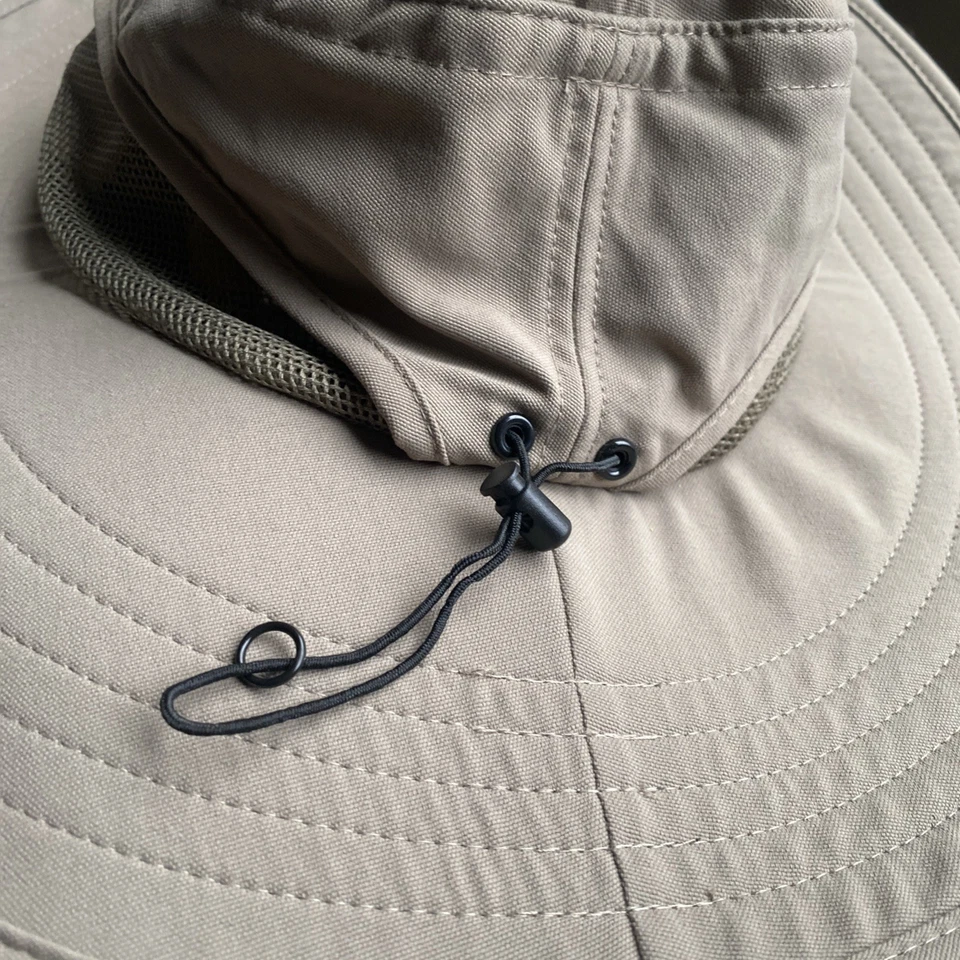 Sombrero REI Ventilado Ala Ancha L o XL Marrón Ligero Nylon Protección Solar Usado en Excelente Condición Foto 4 de 4