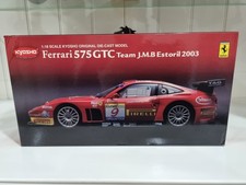 7& Ferrari 575 GTC Team J.M.B Estoril 2003 1/18 Kyosho + Boite