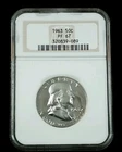 1963 50C Franklin Silver Half Dollar NGC PF 67 Gen 6 Holder #7410