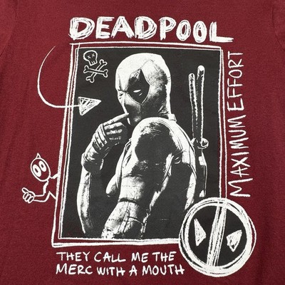 MARVEL STUDIOS DEADPOOL MAXIMUM EFFORT Men's T-Shirt Large