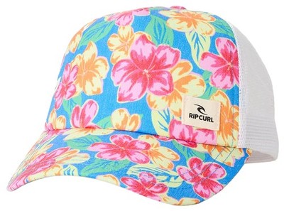 Rip Curl Mixed Yardage Women's Trucker Hat - Blue - New