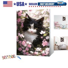 Paint by Numbers Kit for Adults Beginner  Kids Ages 8-12 with Wooden Frame E...