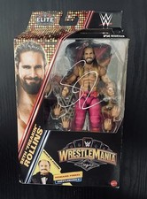 Seth Rollins Autographed Elite WrestleMania Vegas Action Figure WWE/ JSA