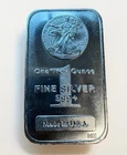 1 oz .999 Fine Silver Bar Walking Liberty Design Made in USA HM Bullion