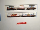 DB ARNOLD 0152 "CIRCUS KRONE" SET OF 5 WAGONS (F330)