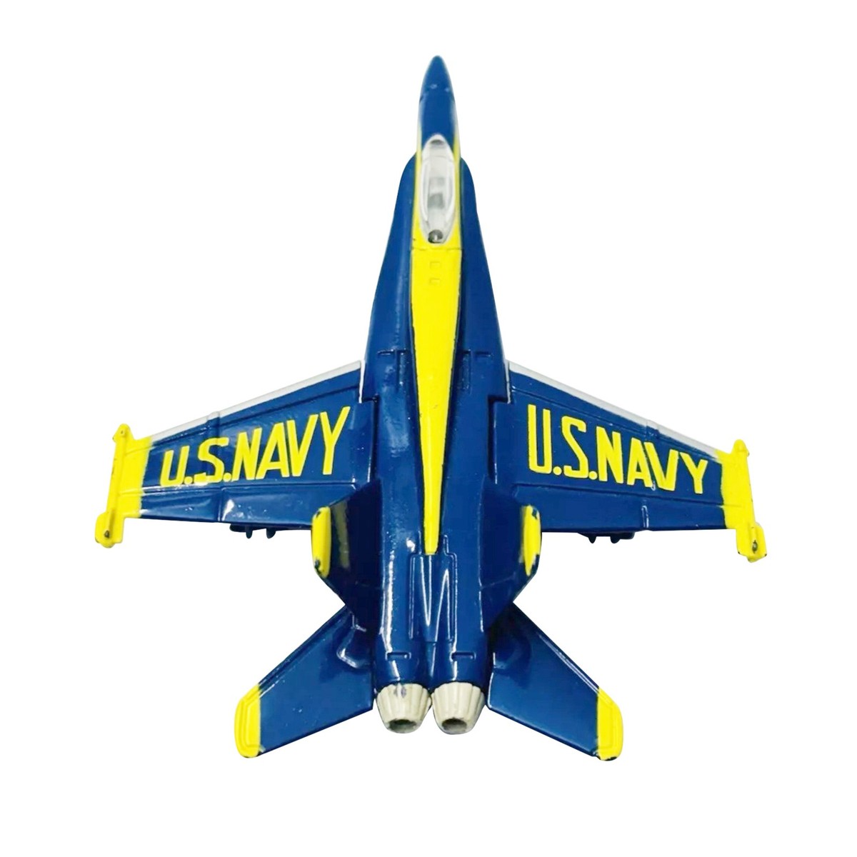 Navy Blue 1/64 Angels F/A-18 Hornet Fighter Jet Die Cast Model