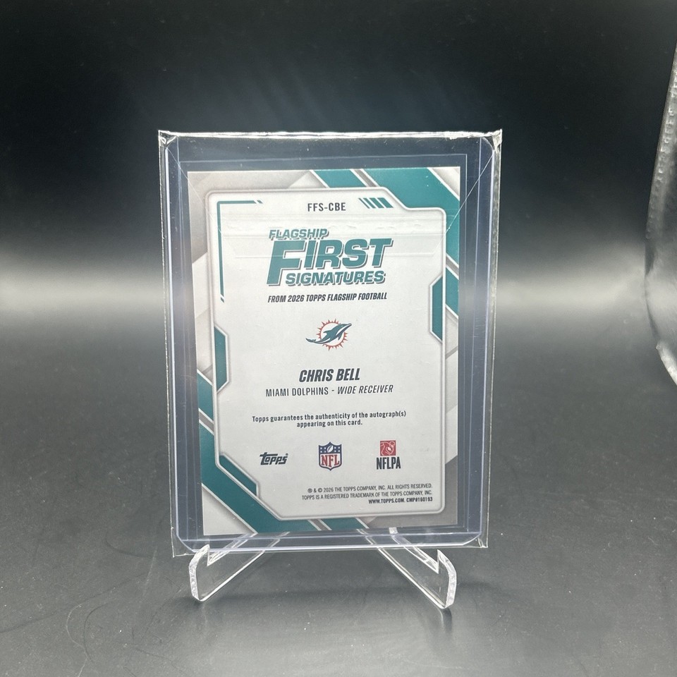 2026 Topps Flagship Chris Bell RC AUTO First Signatures #FFS-CBE | eBay