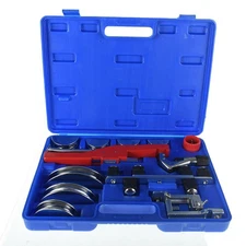 Refrigeration Ratcheting Tubing Benders Hand Tool Tube Bender Kit 1/4 To 7/8 In