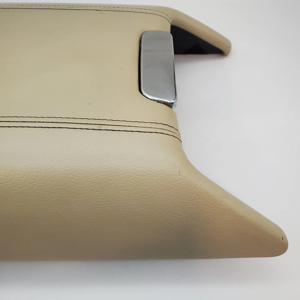 Lincoln Navigator 2003-2006 reposabrazos tapa consola central cubierta OEM cuero beige Foto 4 de 4