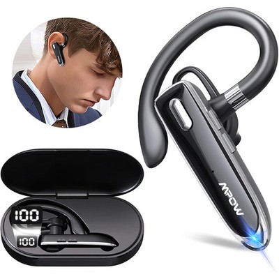 Trucker Bluetooth 5.3 Stereo Sport Kabellos Headset Handy Kopfhörer mit Mikrofon