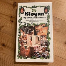 Rare Slogan Serge Gainsbourg Jane BirkVHS Tape sk