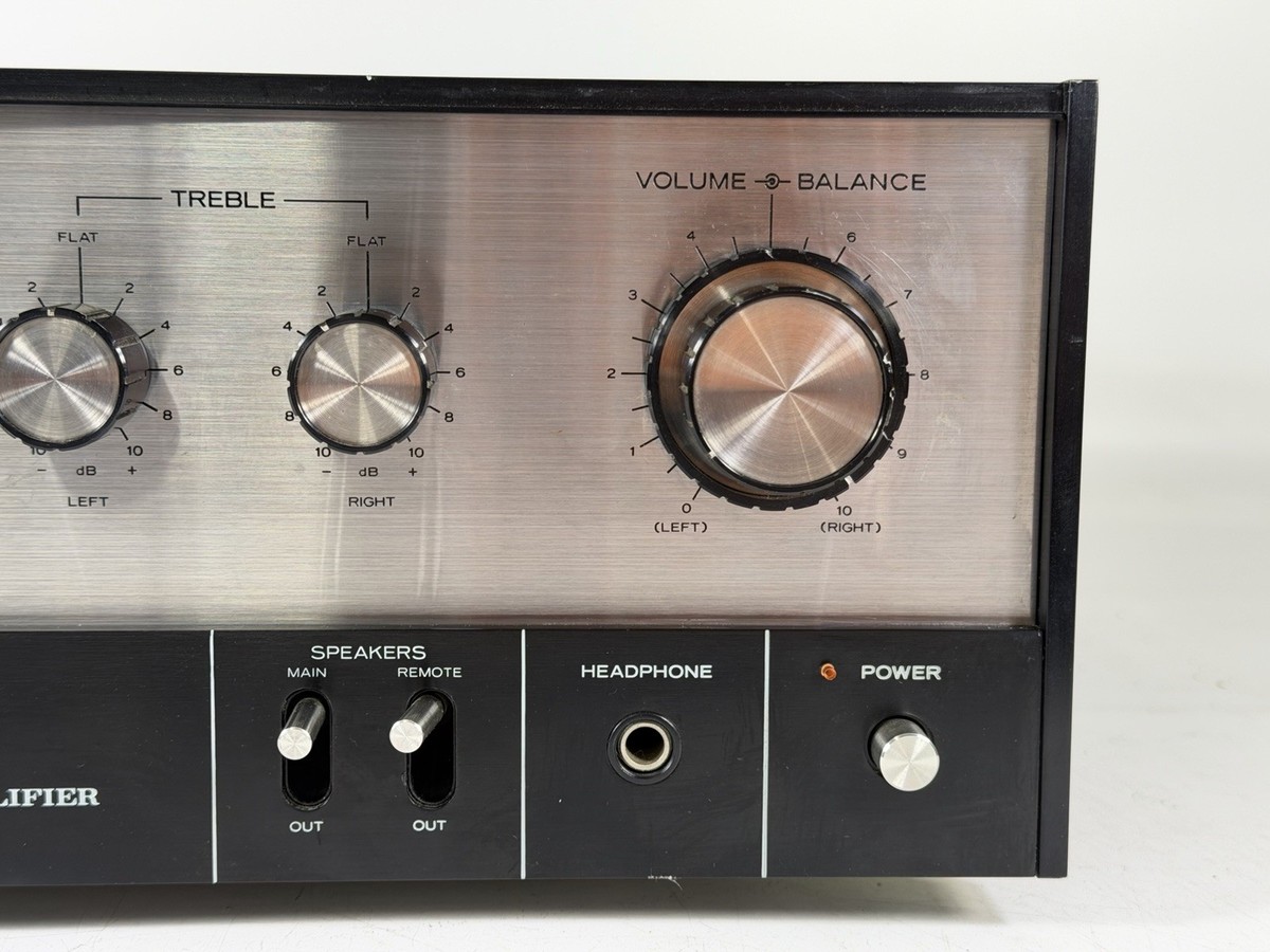 Vintage 1972 TEAC AS-100 Stereo Integrated Amplifier 40W/CH into