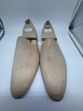 2 Left New  Lingwood Ltd Wooden Shoe Trees Jermyn St. London Brass