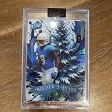 Omarion Hampton 1/5 Rookie Card Splat 2025 Wild Card