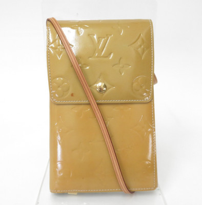 LOUIS VUITTON  Monogram Vernis Walker Shoulder Bag Pochette  F#51486