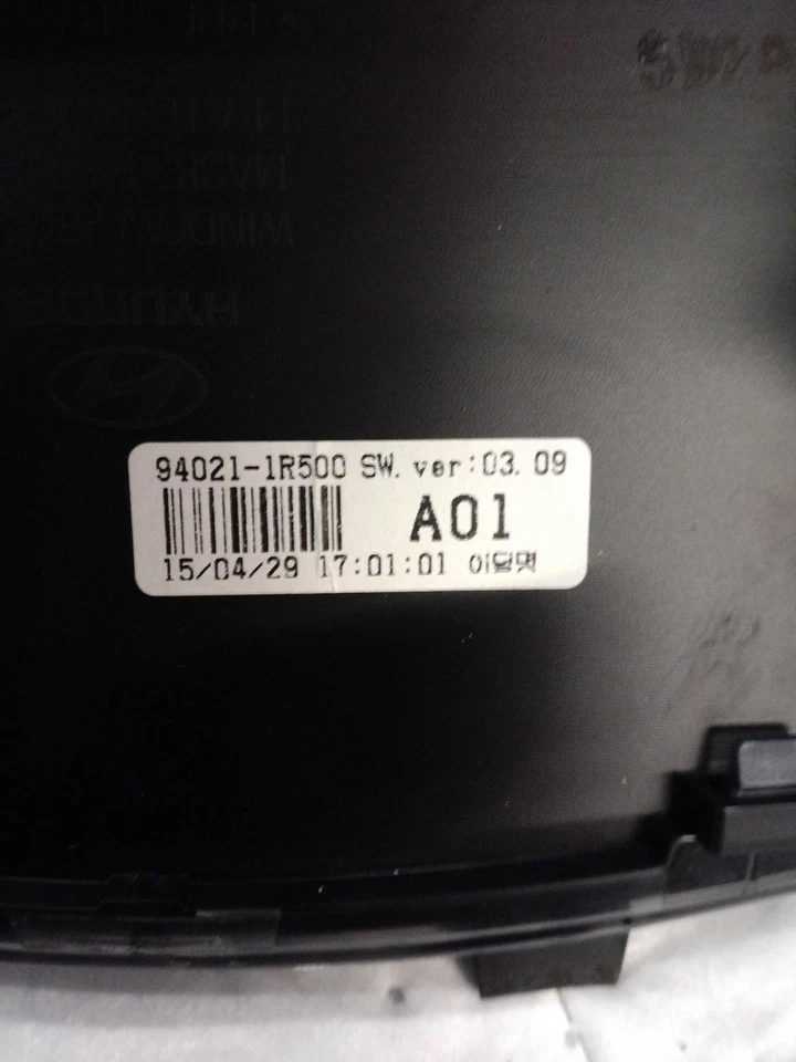 2015 Hyundai Accent Speedometer Gauge OEM Silver 144K Miles NJ25-21839-547093 - Image 2 of 4