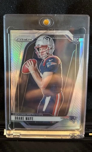 2024 Panini Prizm - Rookie Variations Drake Maye #12 Silver Prizm (RC) MVP