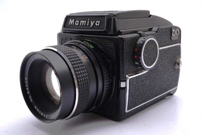 マミヤ Mamiya M645 ウエストレベル 80mm f/2.8 4061 MAMIYA M645 Medium Format Waist Level+Sekkor C 80mm f2.8 Lens