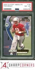 2000 PLAYOFF ABSOLUTE #195 TOM BRADY RC PATRIOTS #/3000 PSA 8