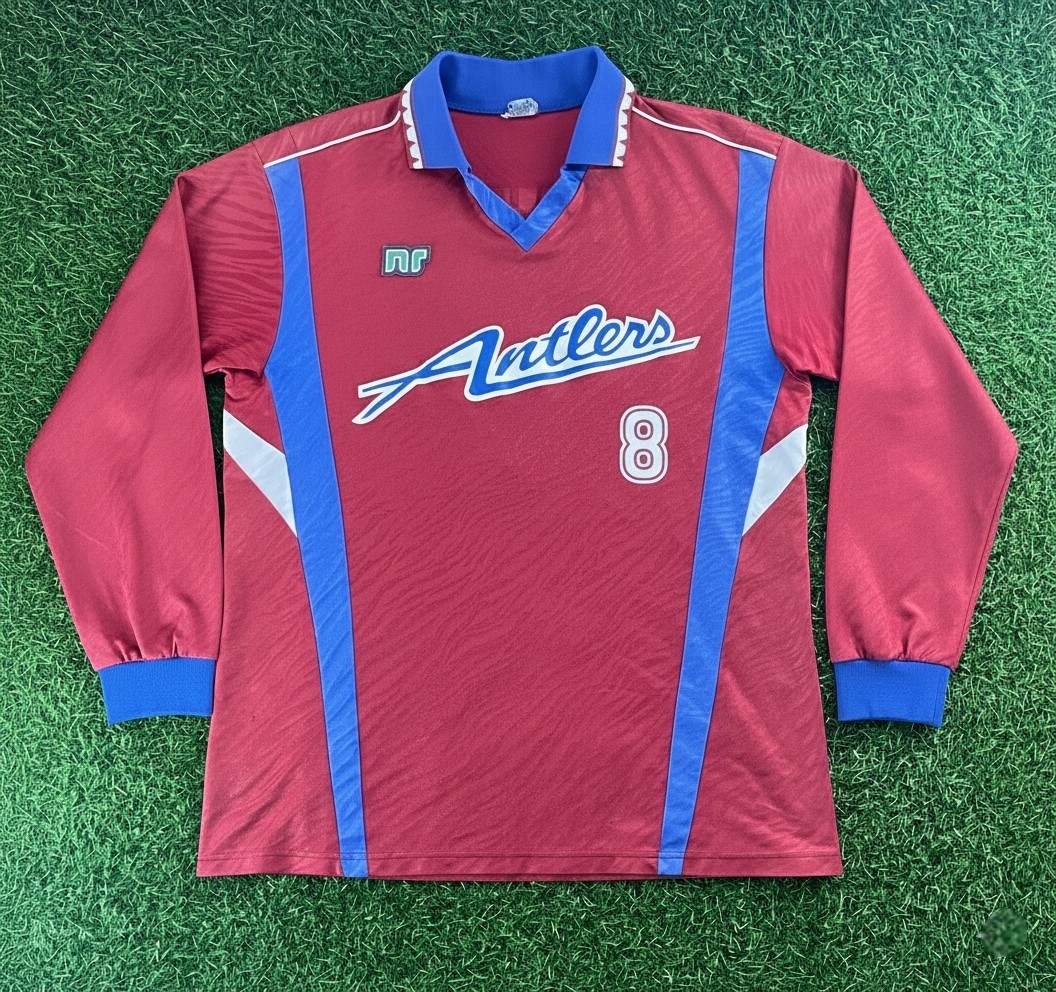 Kashima Antlers 1992 Official Long Sleeve Jersey Shirt Kit – Size