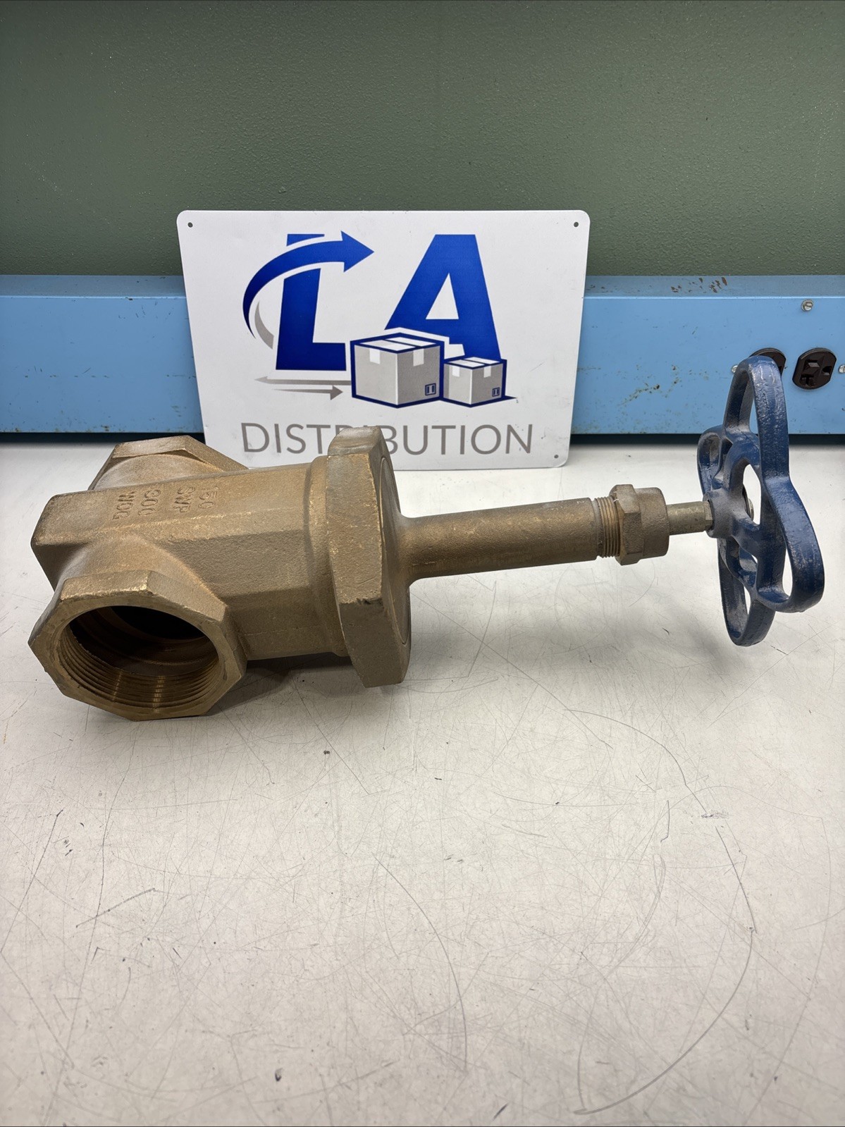 Nibco 3" Brass Gate Valve 150 SWP 300 WOG NPT Threaded T-134/T-124 (NOS)