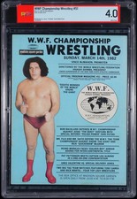 PROGRAM WWF PSA Andre The Giant Wrestling News #51 1982 March GRADED 4 Rare